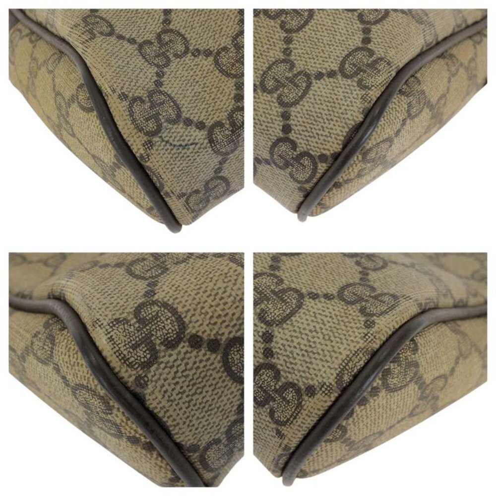 Gucci Vintage Sherry Clutch Beige Brown - Picture 3 of 9